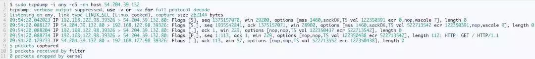 干货分享 | 在 Linux 命令行中使用 tcpdump 抓包