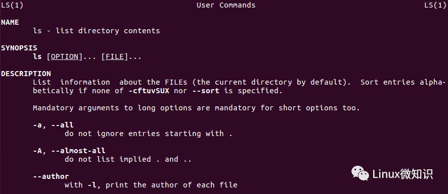 Linux命令：初学者必备的ls命令