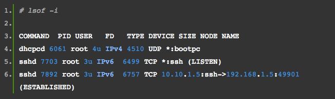 Linux 命令神器：lsof 入门