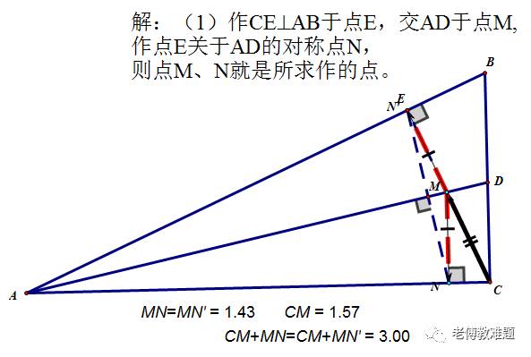 最短路径之垂线段最短（八年级）