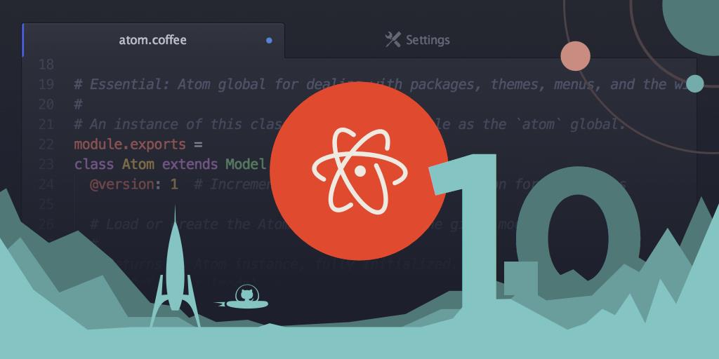 GitHub Atom 1.0 正式发布，文本编辑器