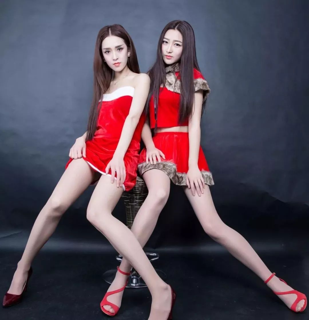 美女艺术图：小汝Ruby&小煜CC Merry Christmas 套图