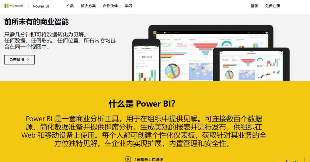 【IDIC】交互式数据可视化处理工具Microsoft Power BI简介