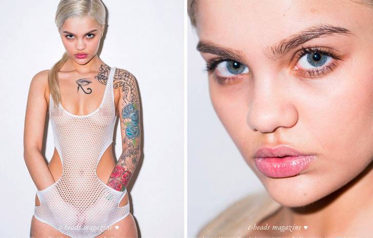 头条 | 新一代刺青女神除了Ruby Rose，还有Yeezy女郎Amina Blue