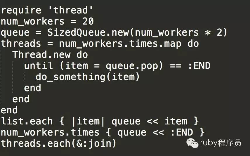 Ruby并发-Queue and SizedQueue