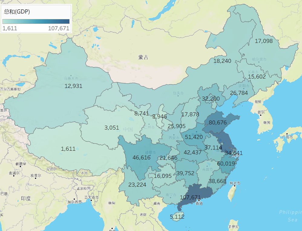 数据可视化：看中国经济发展