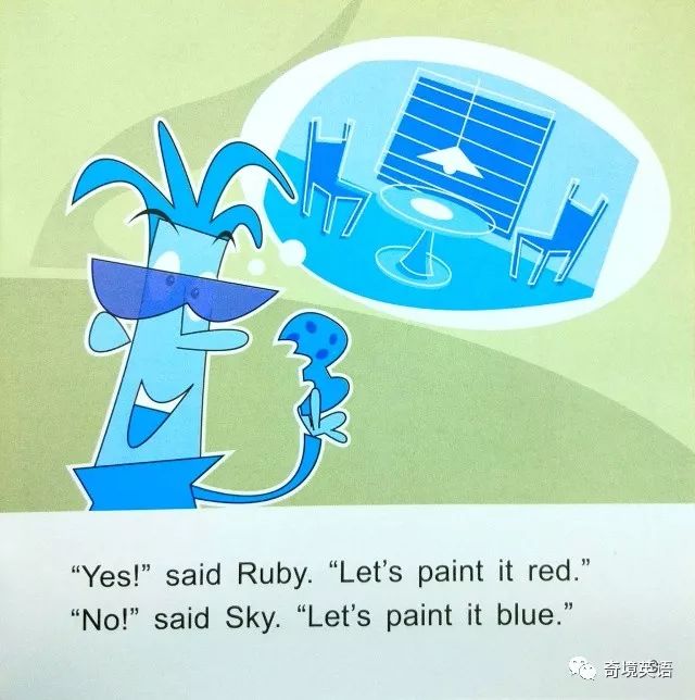 【绘本阅读】《Ruby Red and Sky Blue》