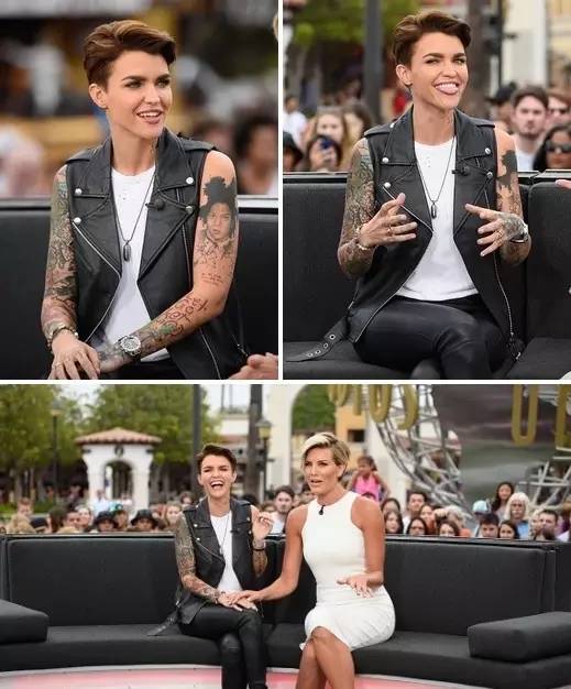 潮女 | 比男人帅的 Ruby Rose，机车背心加刺青你也应该试试