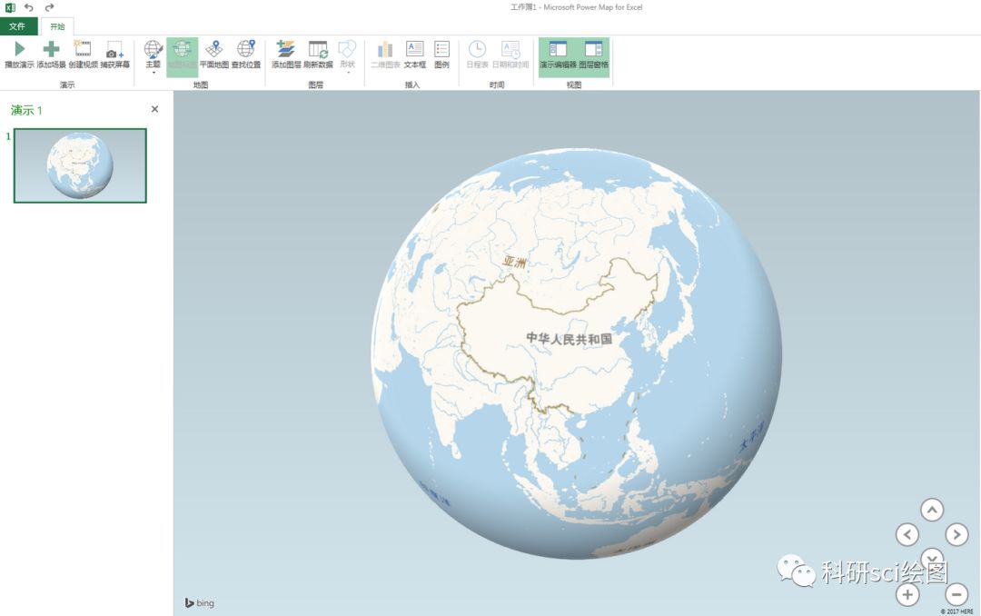 【科研工具】Microsoft Excel可视化信息工具 PowerMap——附下载地址