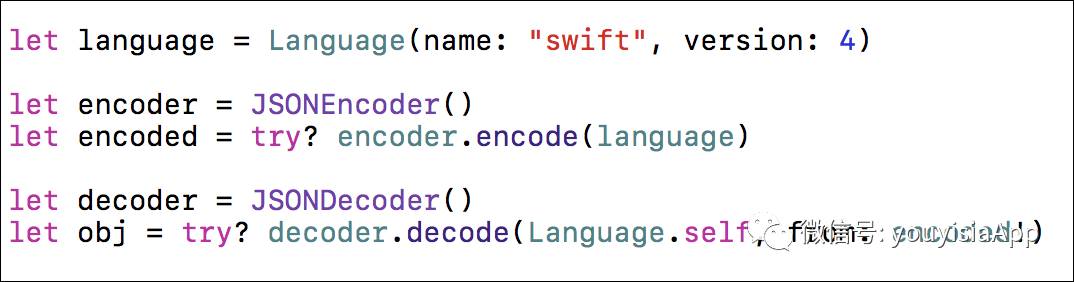 Swift 4 中的 Encoding 和 Decoding