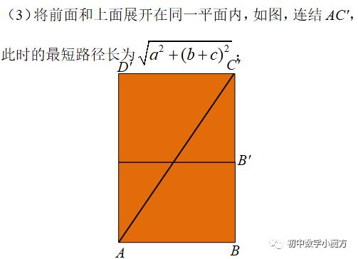 蚂蚁很忙——几何体中的最短路径（一）