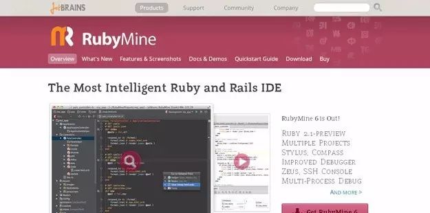 推荐 7 款最好的 Ruby on Rails 集成开发环境