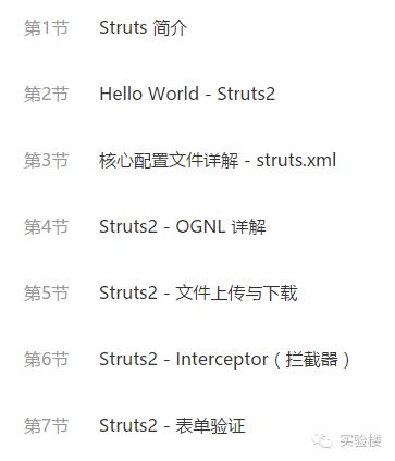 Struts框架入门教程
