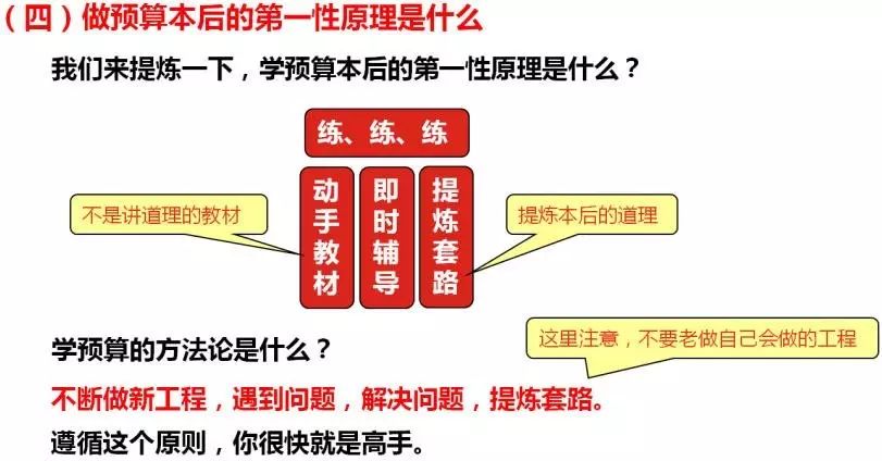 预算员从入门到高手的最短路径（5）