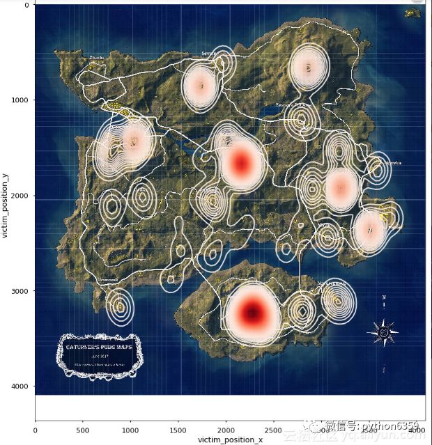 通过Python数据可视化，了解绝地求生游戏中的秘密