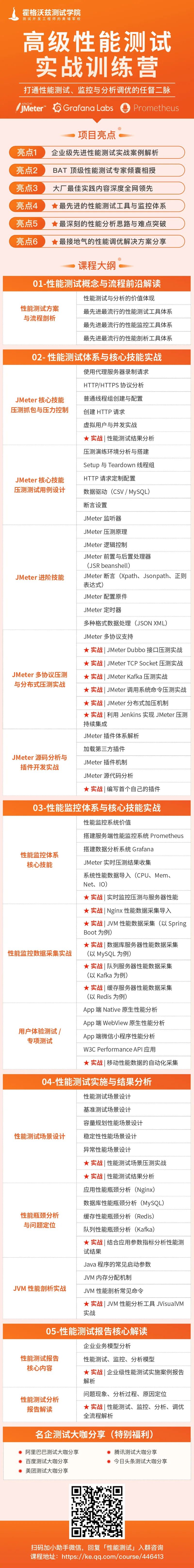 JMeter 高级性能测试实战训练营 | 开班通知