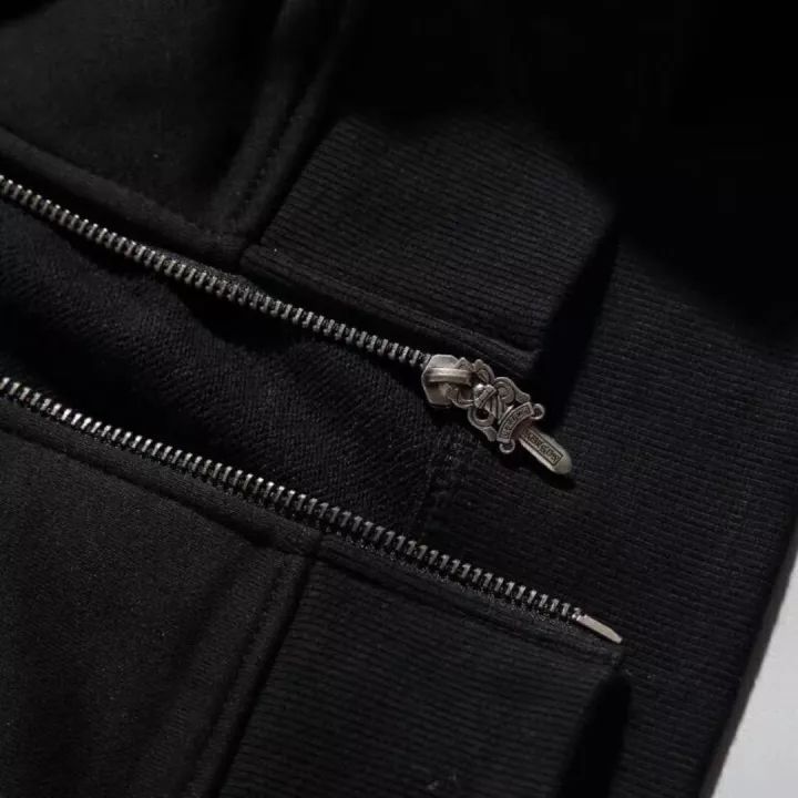 CHROME HEARTS 克罗心 经典大马蹄黑底卫衣帽衫