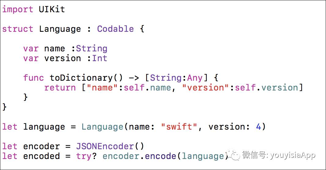 Swift 4 中的 Encoding 和 Decoding