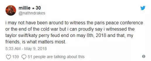 活久见！Taylor Swift和Katy Perry世纪大和解！ 长达6年的恩怨终于正式破冰！