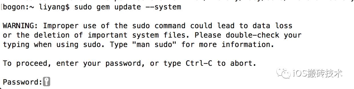 iOS开发之ruby版本的升级与cocoapods的安装和使用