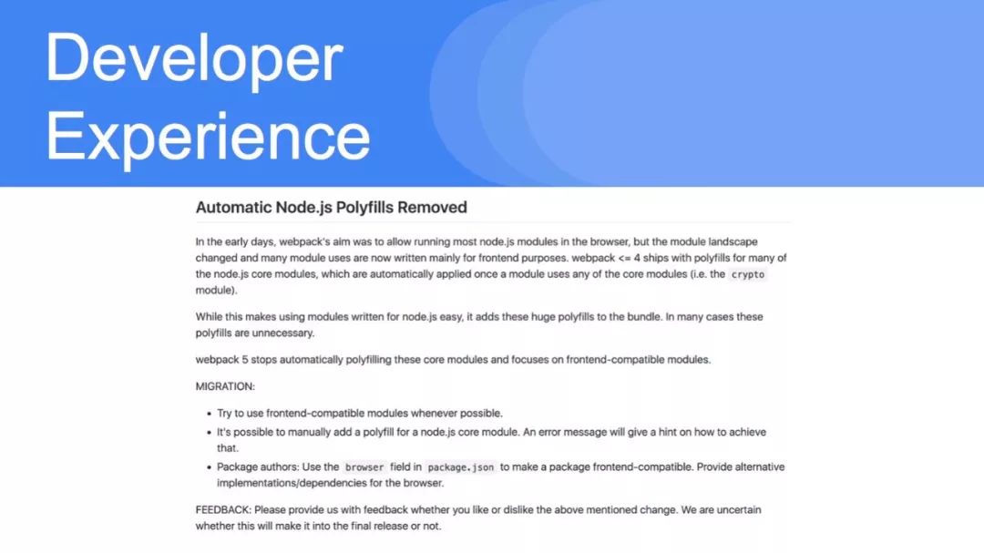 【PPT】the road to webpack 5