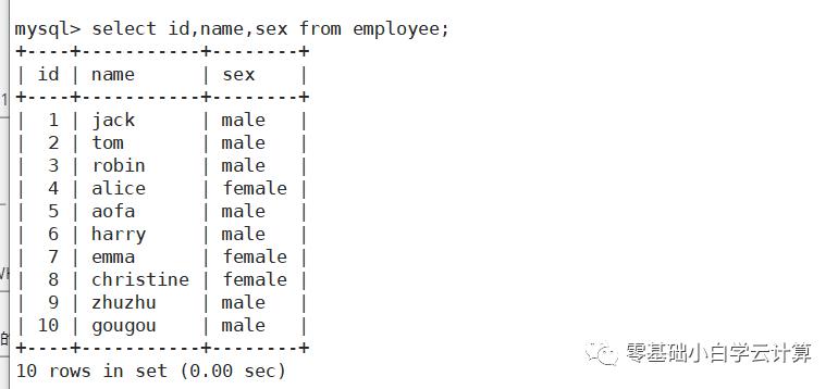 mysql开源数据库实战sql语言2