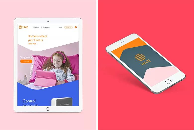 智能家居品牌“Hive”全新品牌形象设计