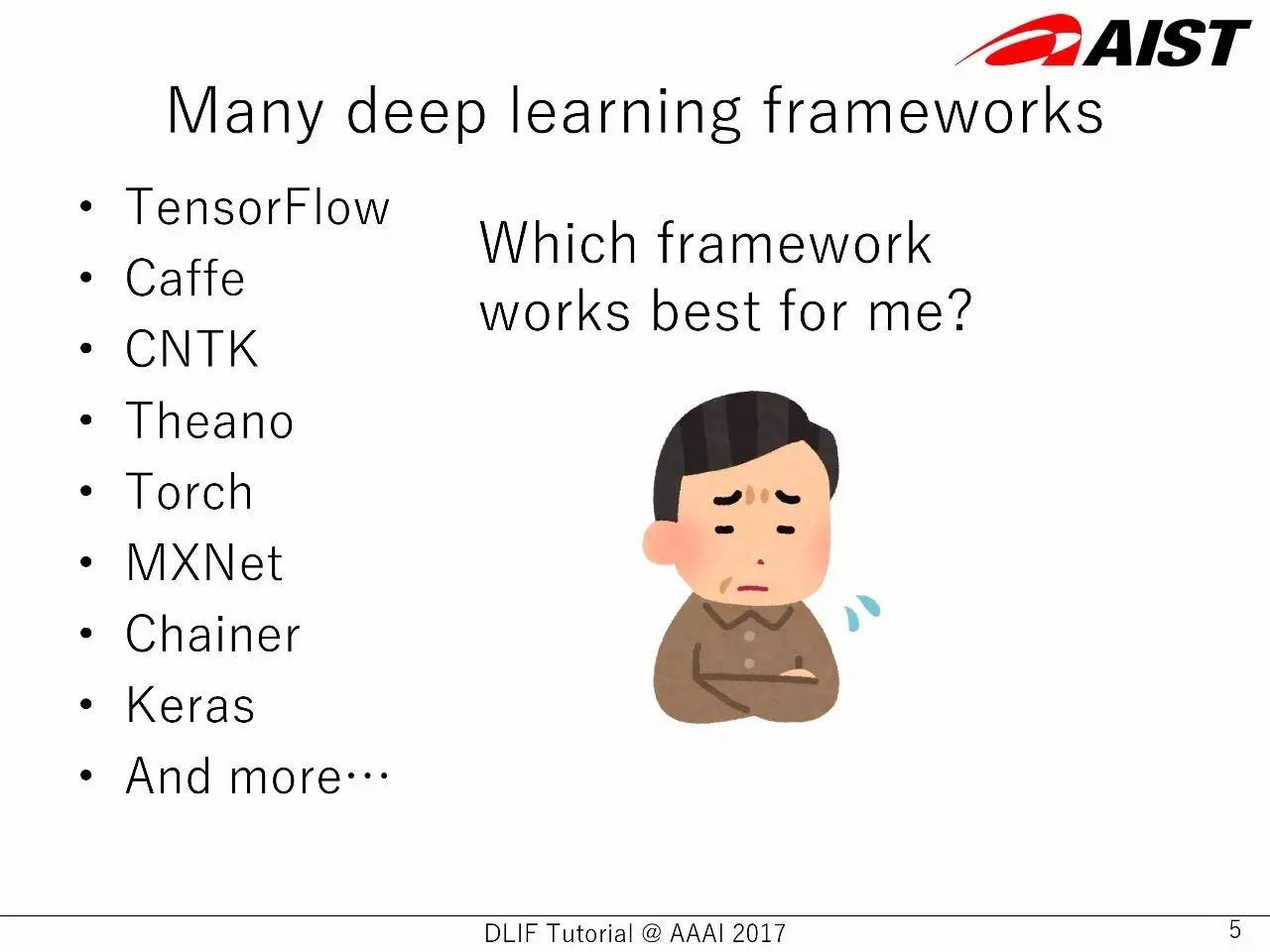 AAAI 2017讲座：8大主流深度学习框架超详细对比（90PPT）