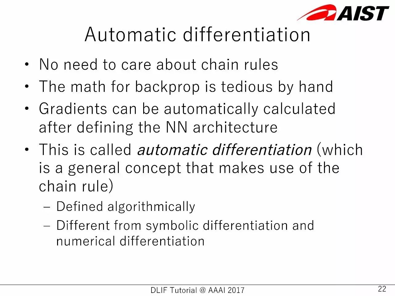 AAAI 2017讲座：8大主流深度学习框架超详细对比（90PPT）