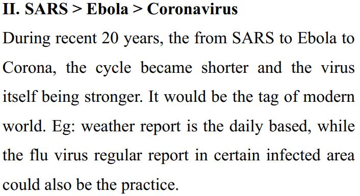 DBA专栏丨Some thoughts from Coronavirus 新冠疫情的思考