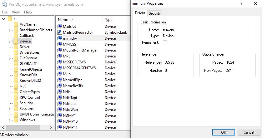 详解Windows渗透测试工具Mimikatz的内核驱动