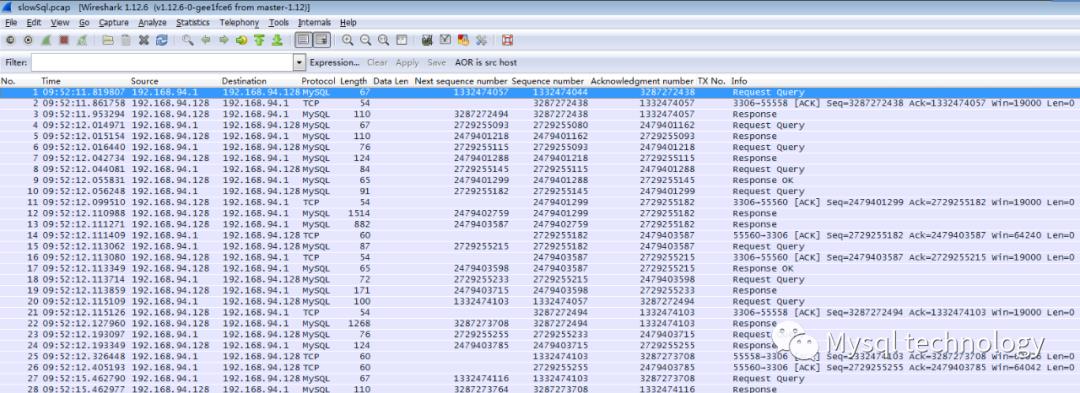 tcpdump在mySQL数据库中的应用实践