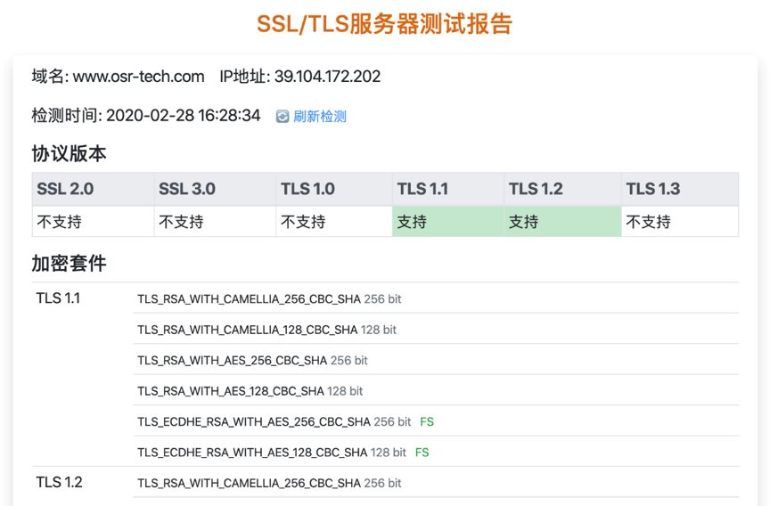 OSR推出在线SSL/TLS安全测试工具