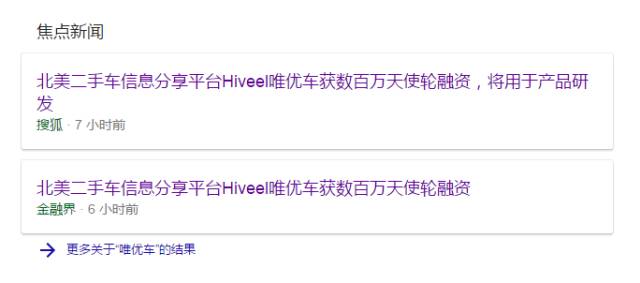 获数百万天使轮融资，Hiveel唯优车发力布局美国二手车市场