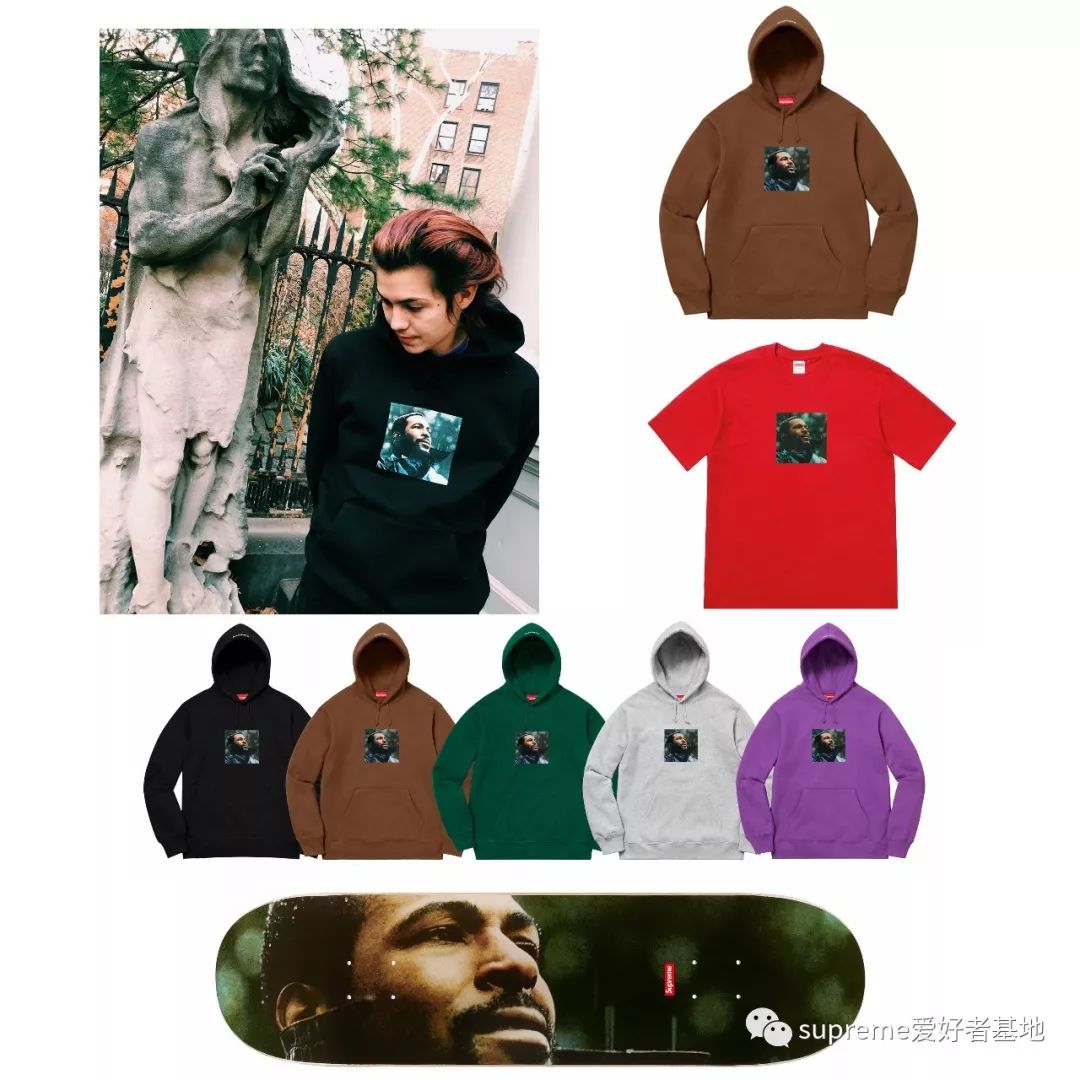 Supreme / Marvin Gaye 音乐联名 + 秋冬 T-Shirt 本周正式放出！