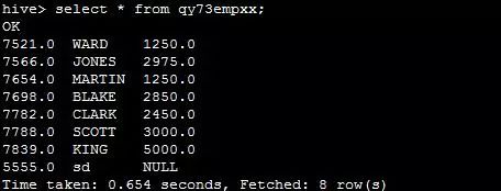 sqoop之hive数据仓库和oracle数据库数据转换