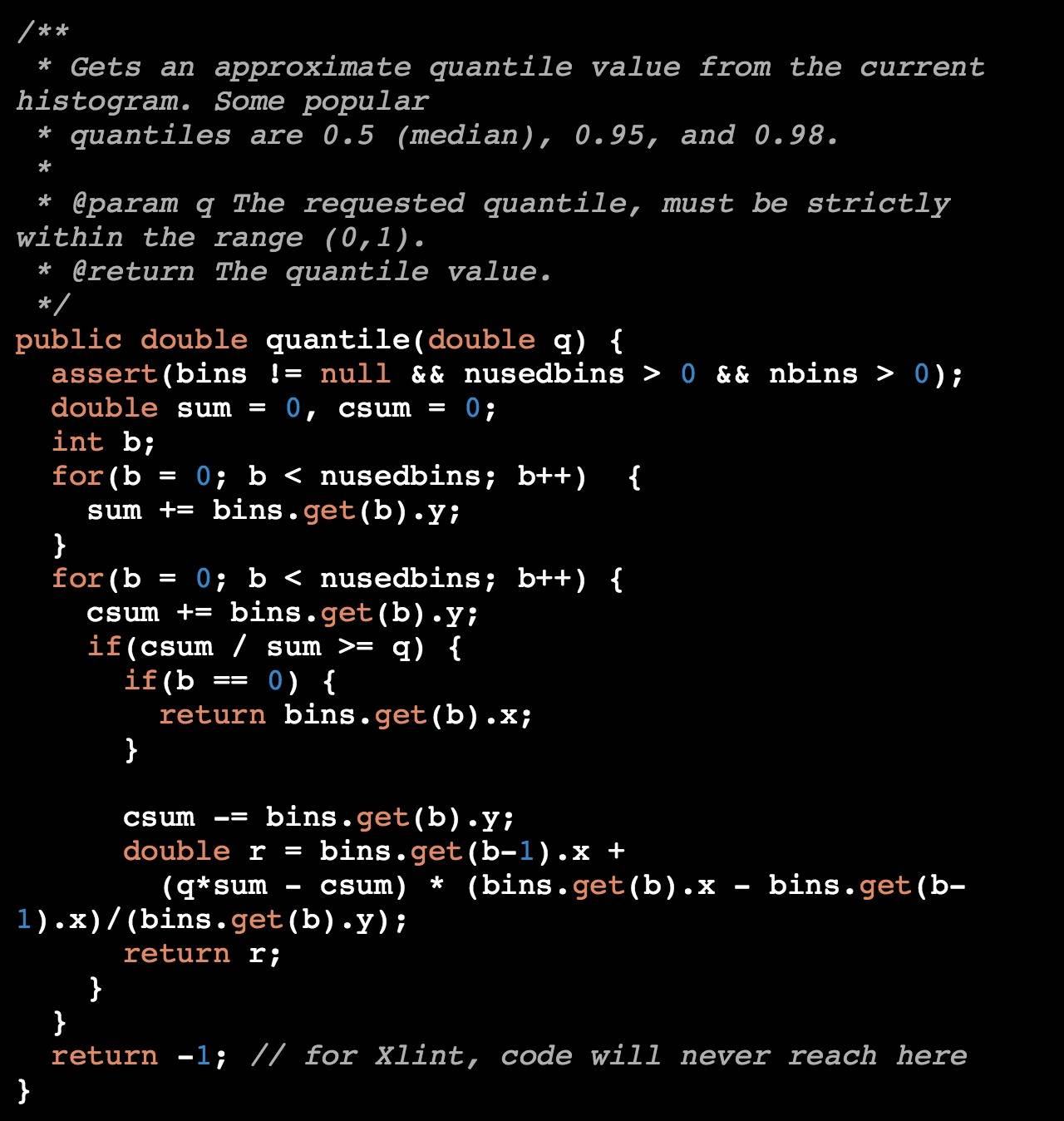 Hive：percentile_approx 原理与实现