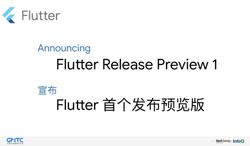 重要宣布: Flutter 首个发布预览版