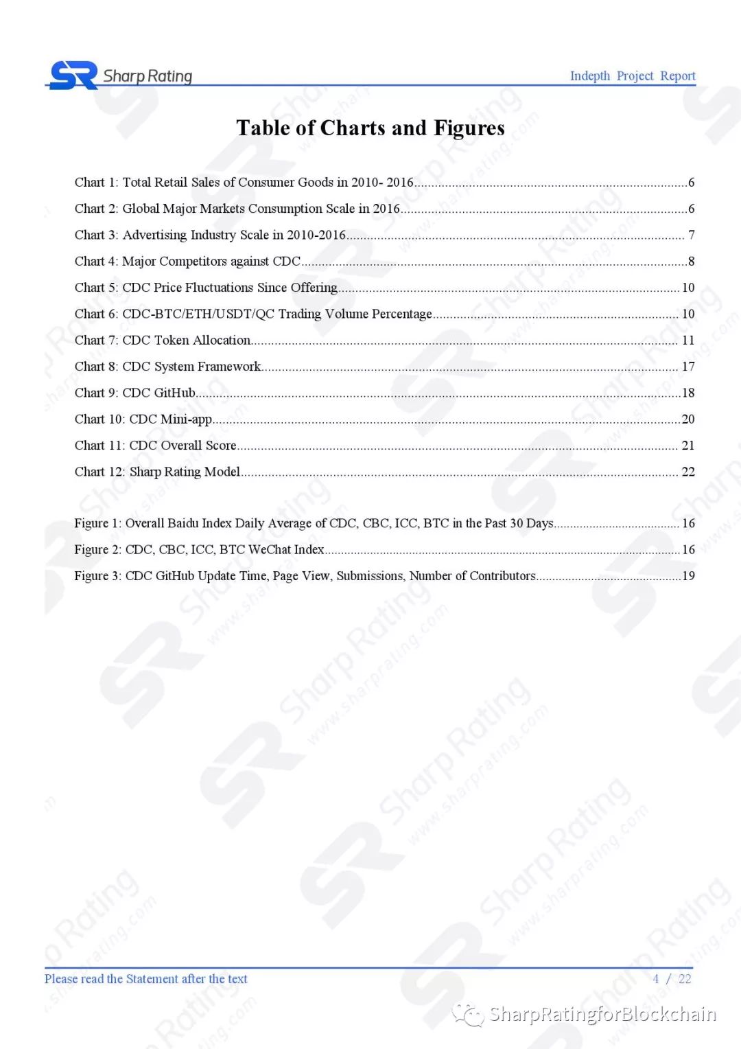 【Sharp Rating】Blockchain Research Report - CDC Rating Report