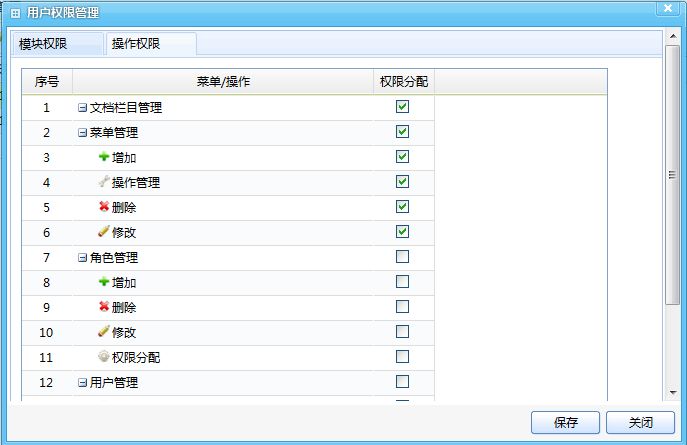 通用权限管理设计【数据库结构设计】