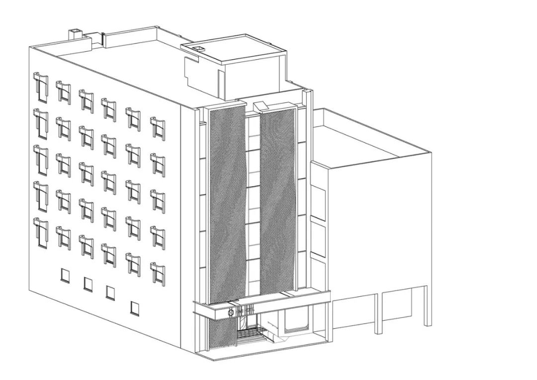 Hive Hotel 台湾首例人工建造参数化‘波浪外墙‘ / 前置建筑