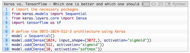 Keras还是TensorFlow？深度学习框架选型实操分享