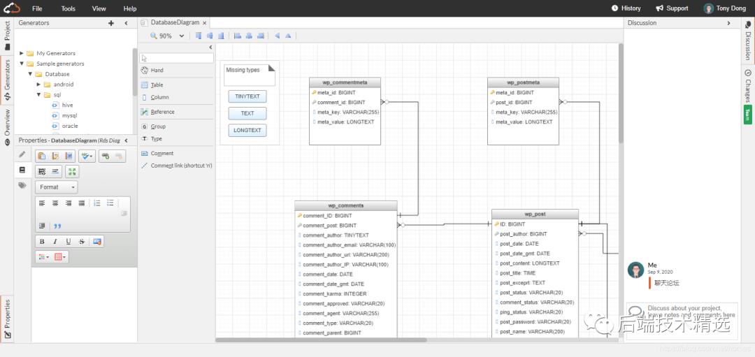 8 款强大且免费的 MySQL 数据库建模工具