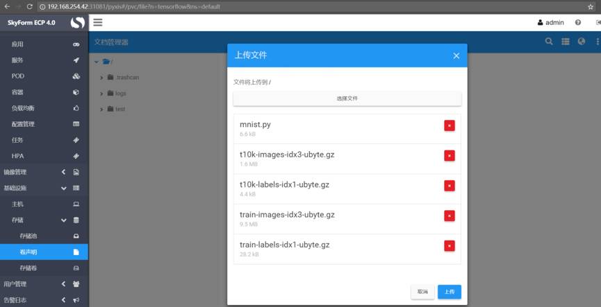 在SkyForm ECP上运行深度学习框架