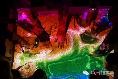 多人儿童互动：「互动沙盘」Augmented Reality Sandbox