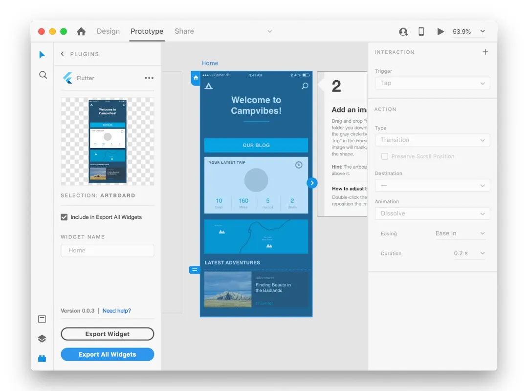 所见即所得: Adobe XD 的 Flutter 插件