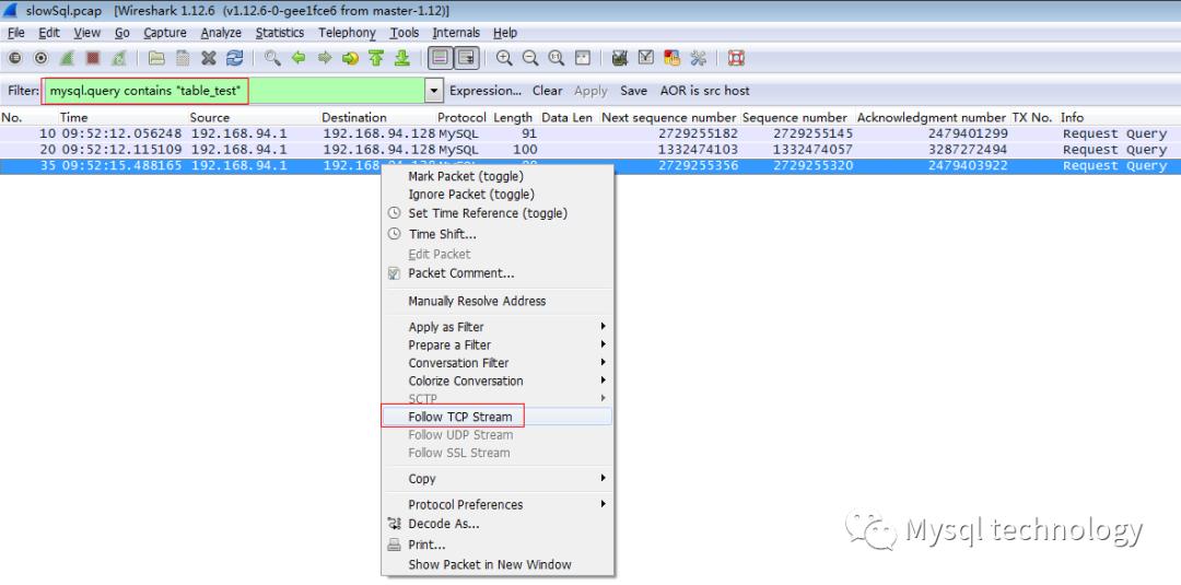 tcpdump在mySQL数据库中的应用实践