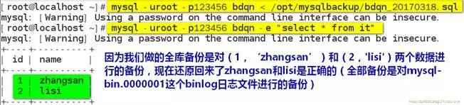DBA 必知的 MYSQL 备份与还原方法